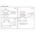 thumbnail image 5 of Dream Lighting LED 12volt Dinette Ceiling Light High White Shade for Interior RV Interior Decoratiive Lighting Warm White, 5 of 5
