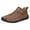 Coffee, variant on Men Orthopedic Sneakers Leather Comfortable High Top Walking Shoes Soft Comfortable Arch Support Boots Brown Size 9