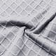 thumbnail image 4 of Funda de silla Decdeal - Funda para silla de comedor con celosía de diamante sólido, extraíble, lava CACAGOO Gris, 4 of 7