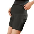 thumbnail image 4 of Pitauce Womens Maternity Lace Trim Casual Shorts Summer Cooling Under Dress Shorts Over Belly Lounge Short Pregnancy Pj Shorts, 4 of 5