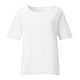 thumbnail image 4 of Blusas holgadas de manga 1/2 para mujer - Camisa informal de manga corta lisa - Cuello en V ideal para festivales o para el día a día - Tallas S-XXL, 4 of 5