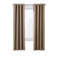 thumbnail image 5 of Thermaplus Ventura Tab Top Curtain Panel Pair Window Dressing each 78 x 84 in Pebble, 5 of 7