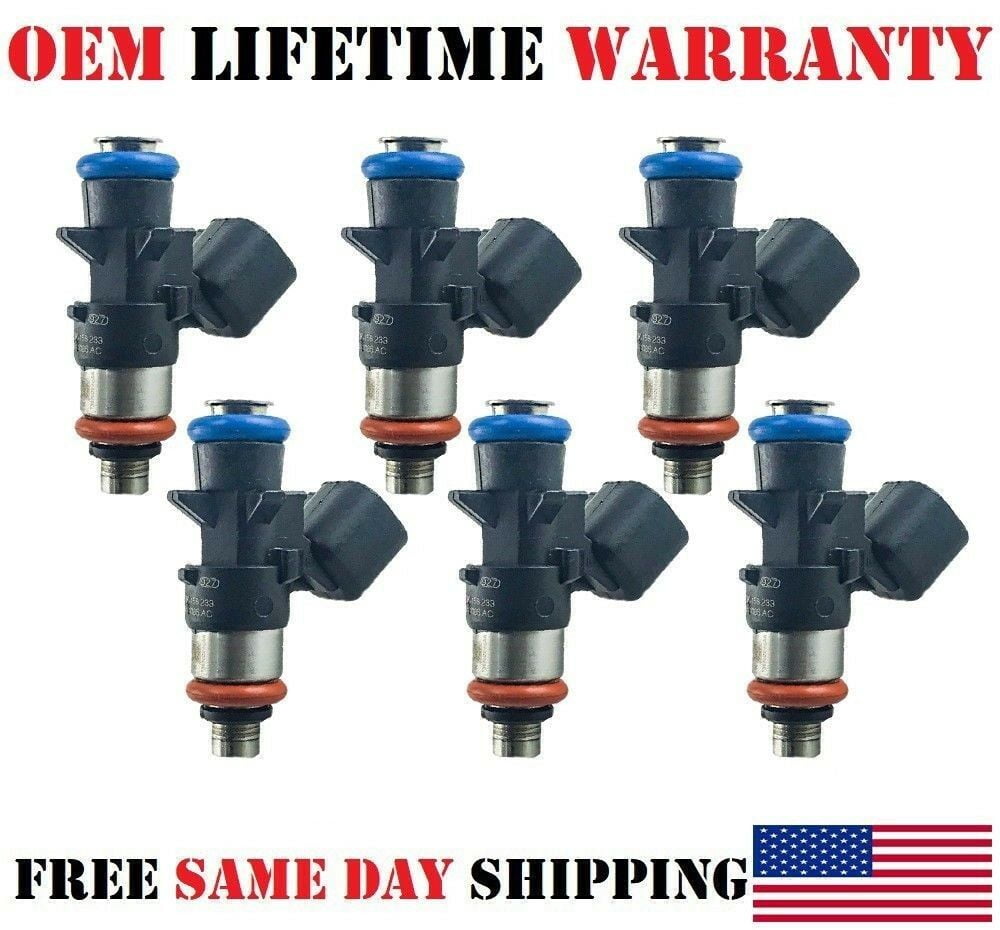 Set of 6 NEW OEM Bosch 2012-2017 Chrysler 200 300 3.6L Fuel Injectors injector