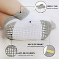 thumbnail image 6 of 6 Pairs Non-Slip Baby Boy Socks, Ankle Socks with Non Skid Grip for 0-12 Months Baby Boys Girls Infants Toddlers, 6 of 9