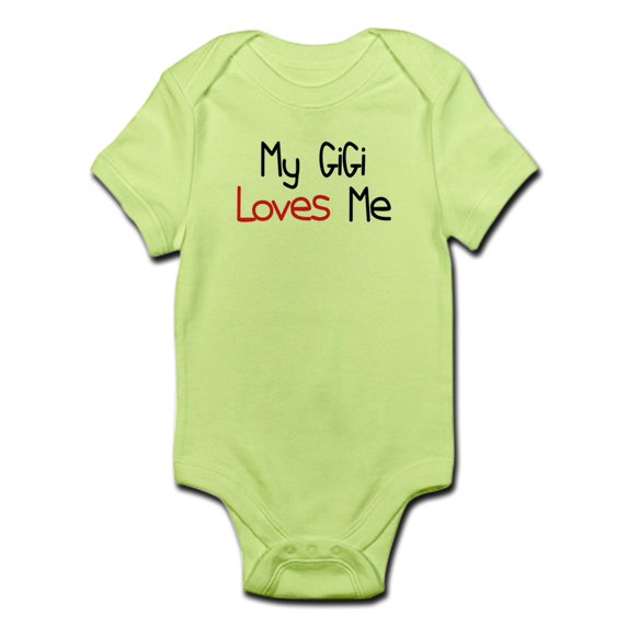 CafePress - My Gigi Loves Me Infant Bodysuit - Baby Light Bodysuit