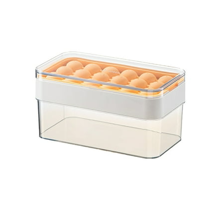 

Round Ice Cube Molds with Cover Icing Cubes Cream Trays Moulds Removable Washable Freezer Iced Maker Kitchen DIY Making White