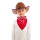 thumbnail image 3 of Sombrero vaquero Aeromax Junior con bandana marrón, 3 of 8