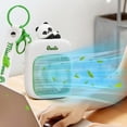 thumbnail image 4 of EGYMEN Portable Mini USB Charging Fan, Panda Pattern Series, Adjustable Wind Speed, Silent Operation,with 1×Charging cable, 1× Instruction Manual，1×Keychain, 4 of 9