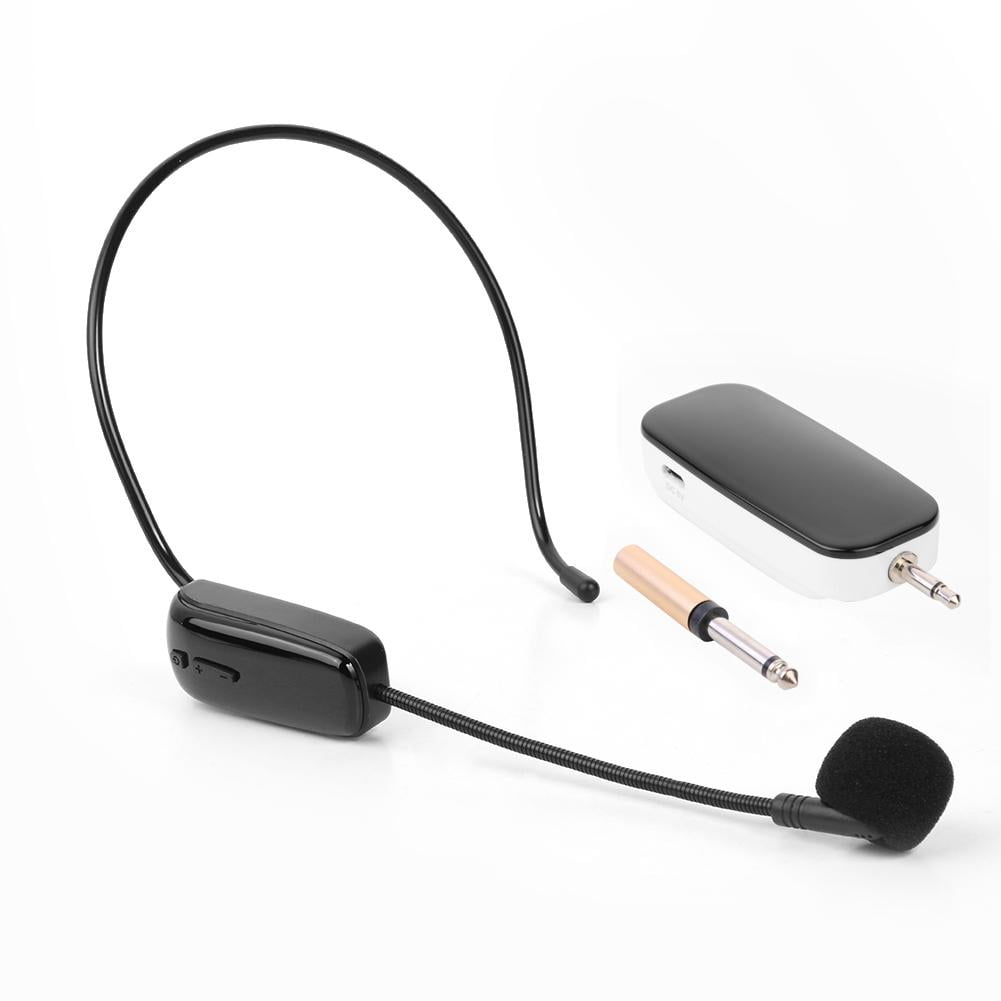 FunnyBeans Wireless Microphone Headset, UHF Wireless Mic Headset and