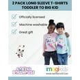 thumbnail image 2 of Dreamworks Gabby's Dollhouse Pandy Paws MerCat Cakey Cat Toddler Girls 2 Pack Long Sleeve T-Shirts Toddler to Big Kid, 2 of 5