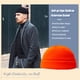 thumbnail image 3 of Minnieouse Sombrero de hilo de punto de invierno Diseño de personalidad Moda Gorras de cabeza corta Color Hombres Mujeres Sombreros Patinaje Camping Type3 NO3, 3 of 6