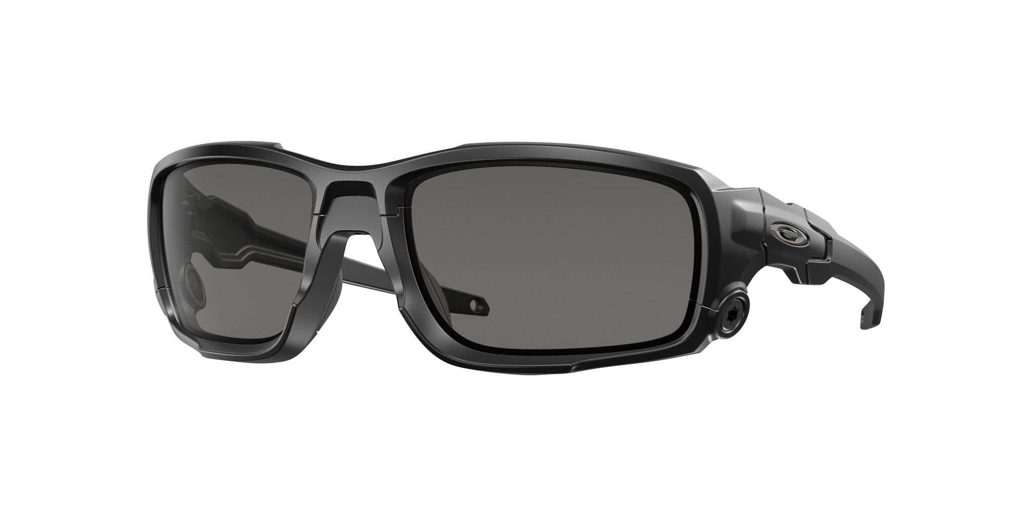 Oakley SI Ballistic Shocktube Prescription Safety Glasses, Size 61, Matte Black/Grey