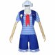 thumbnail image 1 of 1 Juego de ropa de Stranger Things 3 Cospiay, ropa de empleado de tienda de helados (Top + Pantalones + sombrero), 1 of 5