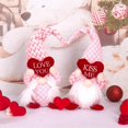 thumbnail image 2 of Gnomos De San Valentín Gnomo Rosa Para El Hogar Decoración De Bandeja Escalonada Del Día De San Valentín - Regalo De Gnomo, 2 of 5