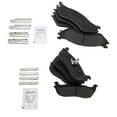 thumbnail image 3 of TRQ Front & Rear Premium Posi Metallic Disc Brake Pad Kit for Ford Truck BFA13072, 3 of 4