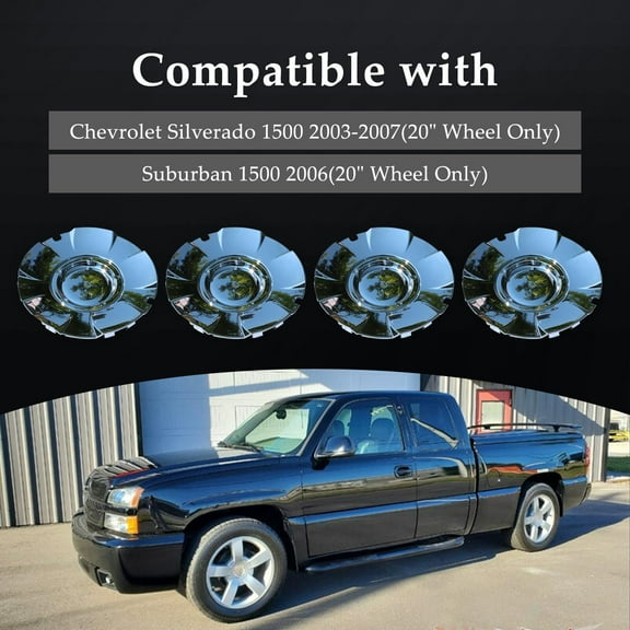 Chromed Wheel Hub Center Cap Hubcap Cover 20" for  Chevrolet Suburban 1500 2006