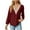 Wine, variant on T-Shirts for women's Fashion V-Neck Lace Long Sleeve Loose T-Shirt Womens Fashion Tops