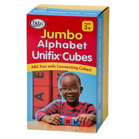 UPC: 0706406118416 | Didax Jumbo Alphabet Unifix Cubes  Set of 30