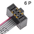 thumbnail image 3 of Unique Bargains IDC 6 Pins Connector Flat Ribbon Cable Female Connector 20cm 1.27mm Pitch,2pcs, 3 of 5