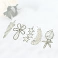 thumbnail image 7 of Unique Bargains Girl's Pearl Cute Style Metal Hair Clips Silver Tone 1 Set of 5 Pcs, 7 of 7
