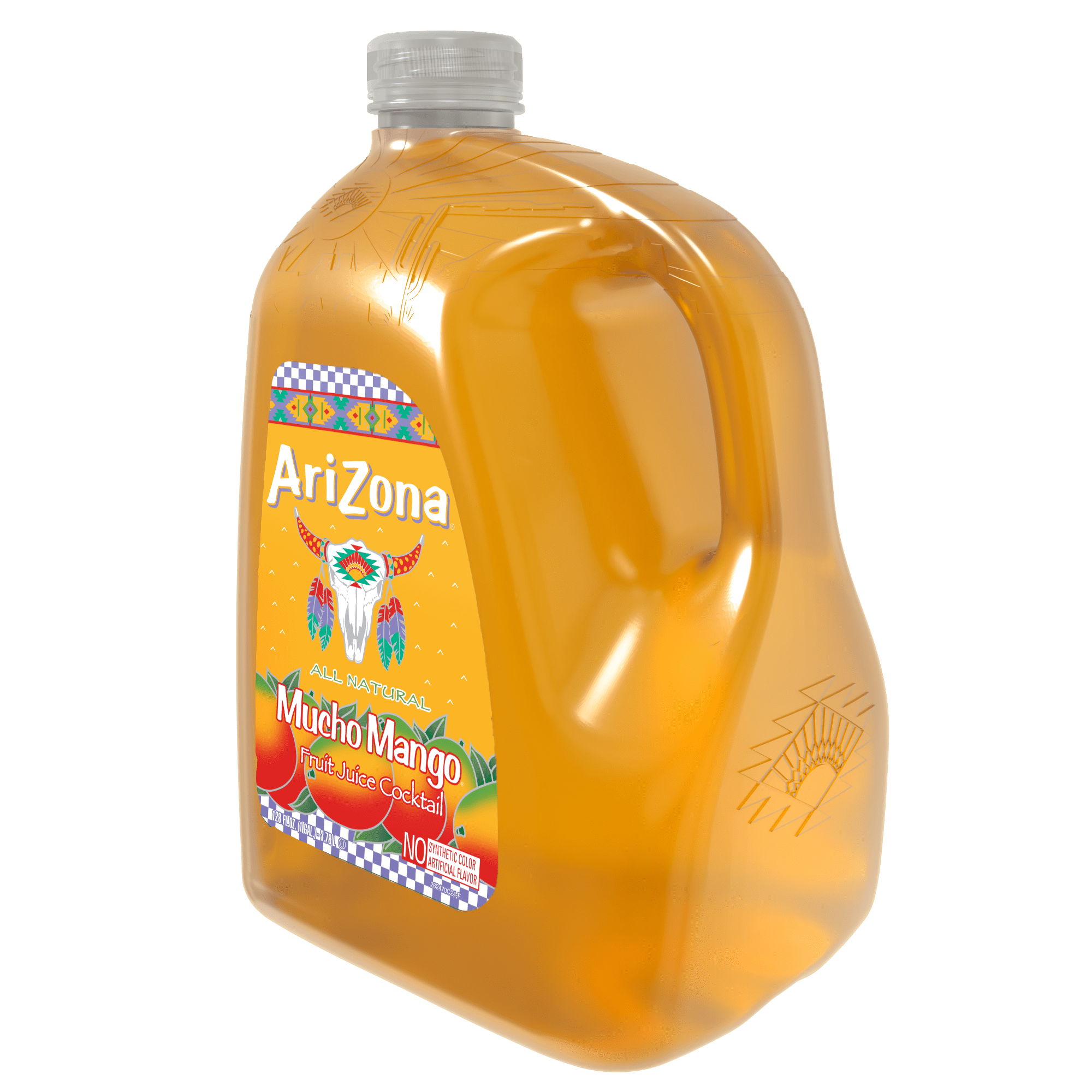 (4 pack) AriZona Mucho Mango Juice Cocktail - 128 fl oz Gallon