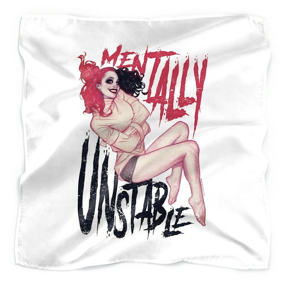 Harley Quinn Unstable Bandana (21 in x 21 in)