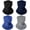 Navy&royal Blue&grey&black, variant on 4 Pack Neck Gaiter Bandana Face Mask, Sun Cooling Scarf Neck Cover Head for Men Women