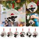 thumbnail image 3 of Gibobby Sombrero de Papá Noel de Navidad Decoraciones navideñas de animales Adorno de doble capa(D), 3 of 4