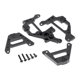 thumbnail image 5 of Monturas de choque delanteras y traseras para coche RC para Axial SCX10 III 1:10 Reemplazo No. AXI231017, aluminio ligero Negro Yotijar Soporte de choque trasero delantero RC, 5 of 10