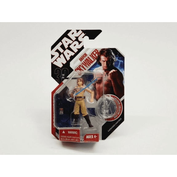 Star Wars 30th Anniversary Anakin Skywalker Figure w/ Silver Coin