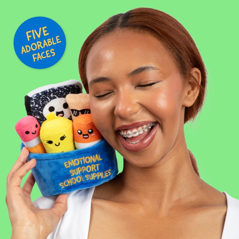 School Supply Plush Toys with Carrying Basket Set photo 2