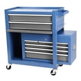 thumbnail image 4 of 8 Drawer Rolling Tool Chest With Wheels, Large Capacity Rolling Tool Box with Lock, 2-in-1 Detachable Tool Cabinet, Mechanical Tool Chest, Metal Tool Box with Sliding Drawers for Garage Workshop, 4 of 7
