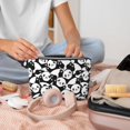 thumbnail image 2 of Toiletry Bag, Cute Panda (3) Leather Waterproof Travel Makeup Cosmetic Bag Organizer, Large Capacity Toiletry Bag for Travel Size Toiletries, Skin Care Bag for Women, 2 of 8