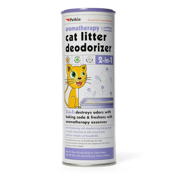 Désodorisant à litière de chat aromathérapie en lavande de Petkin