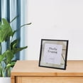 thumbnail image 1 of Baohd Creative Nordic Metal Glass Photo Frame Crafts Home Desktop Bedroom Decors S Black, 1 of 8