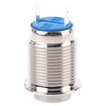 thumbnail image 4 of AOOOWER 12mm Waterproof High Round Metal Momentary Push Button Switch Screw Terminals, 4 of 8