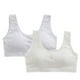 thumbnail image 1 of Odeerbi 2 Pack Niñas Bras de Entrenamiento 10-16 Años, Bras Deportivos Sin Alambre de Algodón Con Almohadillas Ropa Interior de Desarrollo de La Pubertad Respirable, 1 of 5