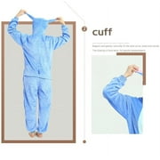 TBWYF Onesie Costumes One Piece Pajama Unisex Union Suits Animal Costume Blue Stitch S