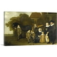 thumbnail image 1 of ARTCANVAS Meebeeck Cruywagen Family 1640 Canvas Art Print by Jacob Van Loo - Size: 26" x 18" (0.75" Deep), 1 of 9