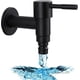 thumbnail image 2 of Stainless Steel Wall Mounted Garden Faucet - 1 Piece Wall Mounted Washer Faucet, G1/2 Inch Balcony, Bathroom, Kitchen, Garden Washer Faucet (Black), 2 of 5