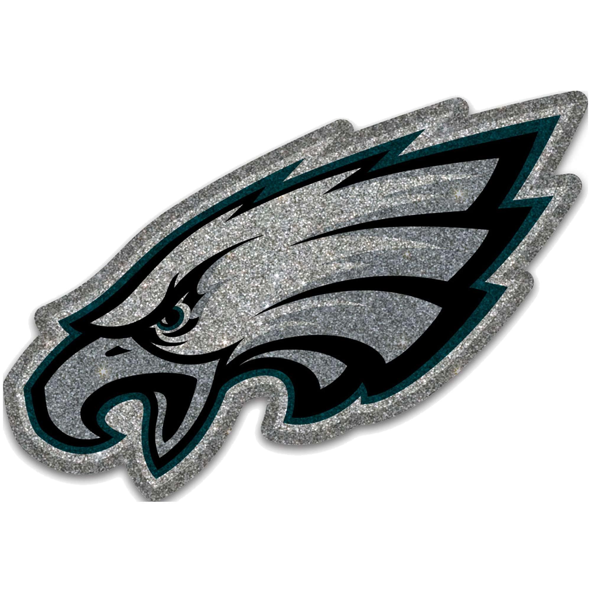 Philadelphia Eagles Laser Cut Glitter Freeform Auto Emblem Walmart