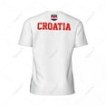 thumbnail image 4 of Exclusive design Croatia Flag Grain 3D Printed Men For Running Bike Soccer Tennis Fitness Sports tshirt Mesh Fans Short T-shirt, 4 of 10