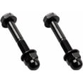 thumbnail image 1 of 2x perno (tornillo + tuerca) fijación puerta corredera M10 x 65mm cocina armario dosel mueble negro, 1 of 2