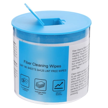 OUNONA White Fiber Optic Cleaning Cloths Soft Non-Woven Fabric for Electronics Optical Devices Maintenance and Screen Cleaning