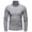 Gray, variant on JTieacloth Men's Sweater Loose Fit Mens Autumn And Winter Fashion Casual Warm Fit High Cold Long Sleeve Sweater(Beige)