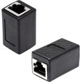 thumbnail image 1 of Acopladores RJ45, acopladores Ethernet hembra a hembra RJ45, conector de cable de extensión adaptador, para Cat6 / Cat5 / Cat5e (paquete de 2) LingWen 8390612110894, 1 of 1