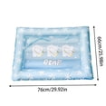 thumbnail image 3 of Tong Bed Mat Rectangular Washable Easy To Clean Round Animal Pad Fold Puppy Chill Mat For Cats And Wear For Outside Mat, 3 of 6
