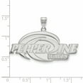 thumbnail image 2 of 14k White Gold Official Licensed Collegiate Pepperdine University (PU) Large Pendant, 2 of 3