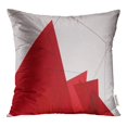 thumbnail image 1 of BOSDECO Red Contrast Abstract Technology Corporate Tech Black Geometric for Brochures Graphic Pillow Case Pillow Cover 20x20 inch, 1 of 1