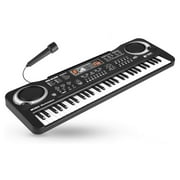 Costyle 61 Keys Music Electronic Keyboard Kid Electric Piano Organ W/Mic & Adapter
